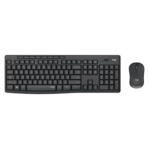 Logitech 羅技 MK295無線靜音鍵鼠組(石墨灰)