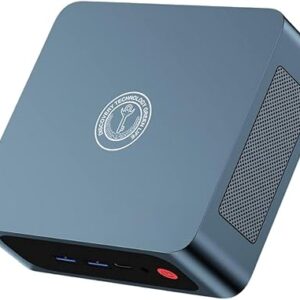 TRIGKEY S5 AMD Ryzen 5 5500U Mini PC、5500U (6C/12T,高達 4.0GHz) 微型電腦、16GB DDR4 3200MHz| 500GB M.2 2280 NVME SSD,小型 PC 4K 三重顯示器,WiFi 6+BT5.2+2.5G LAN,DP/HDMI/USB3.2 * 3