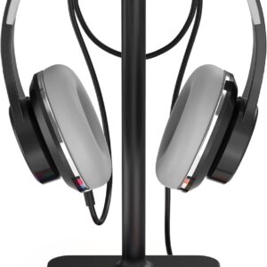 KAFRI RGB 耳機支架 附無線充電器 桌面遊戲耳機架 掛架 附 10W/7.5W 快速充電 QI 無線充電板 - 適用於遊戲玩家 桌面遊戲耳機配件